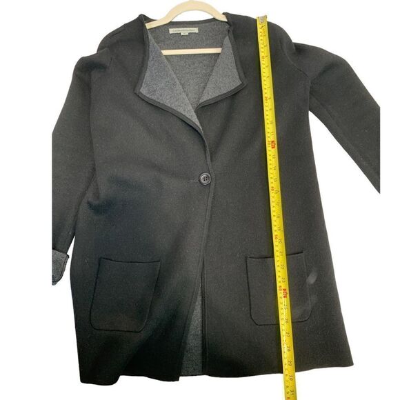 CATHERINE Malandrino Wool Blend Sweater Coat - Picture 9 of 9